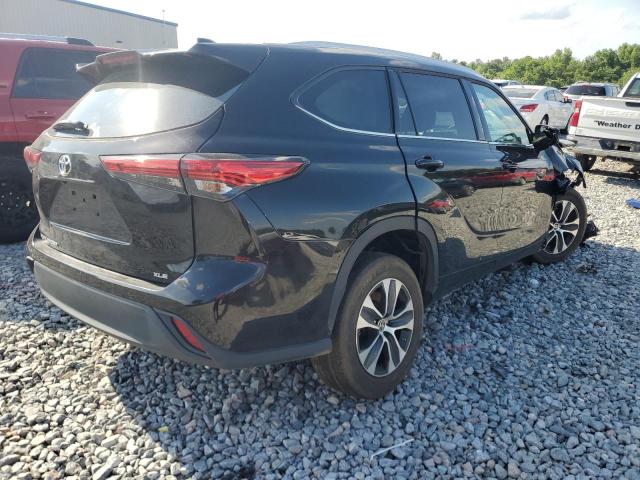 5TDGZRAH6NS132648 - 2022 TOYOTA HIGHLANDER XLE PURPLE photo 3