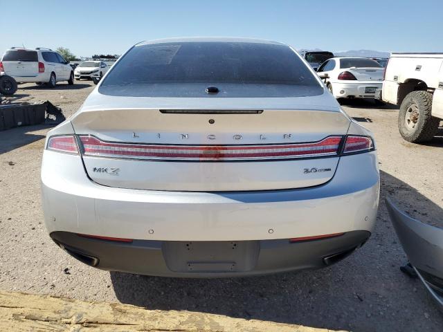 3LN6L2G99GR602032 - 2016 LINCOLN MKZ SILVER photo 6
