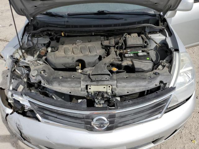 3N1BC1CP2AL461917 - 2010 NISSAN VERSA S SILVER photo 11