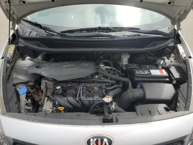 KNADM4A30F6506579 - 2015 KIA RIO LX SILVER photo 11
