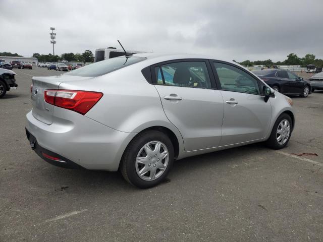 KNADM4A30F6506579 - 2015 KIA RIO LX SILVER photo 3