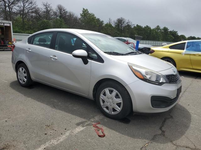 KNADM4A30F6506579 - 2015 KIA RIO LX SILVER photo 4
