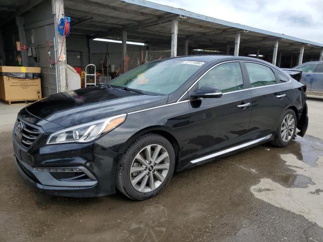 5NPE34AF5HH545651 - 2017 HYUNDAI SONATA SPORT BLACK photo 1