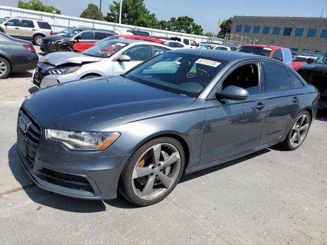 WAUHGAFC2EN031845 - 2014 AUDI A6 PRESTIGE გრაფიტი ფოტო 1