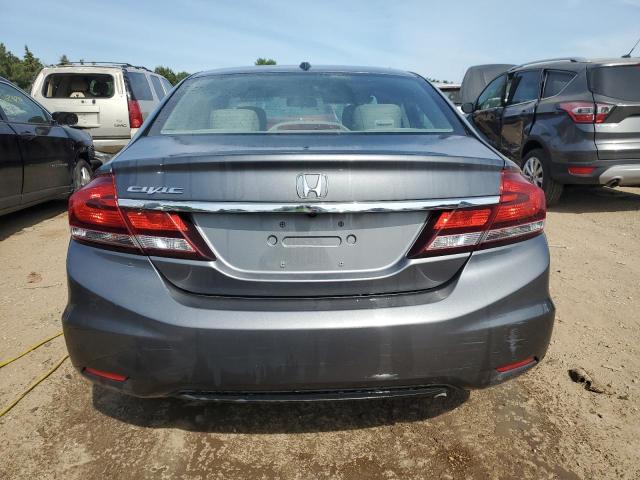 19XFB2F99DE014076 - 2013 HONDA CIVIC EXL GRAY photo 6