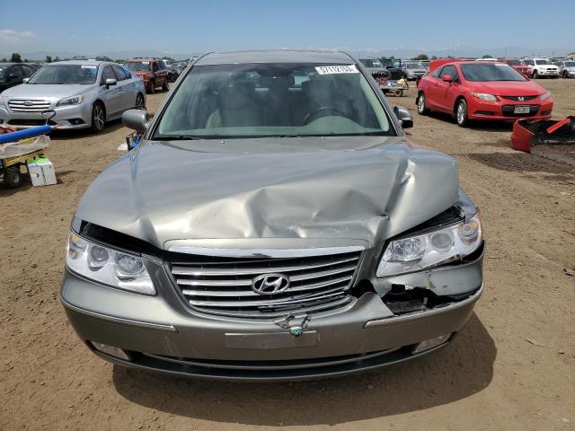 KMHFC46F96A101119 - 2006 HYUNDAI AZERA SE GRAY photo 5