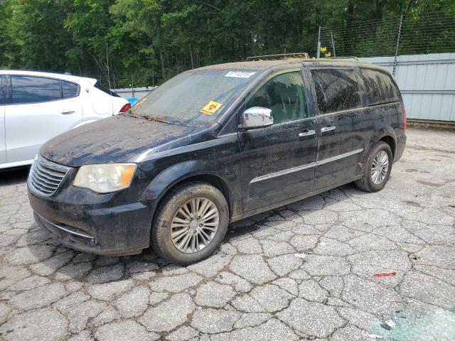 2C4RC1CG7DR510385 - 2013 CHRYSLER TOWN & COU TOURING L BLACK photo 1