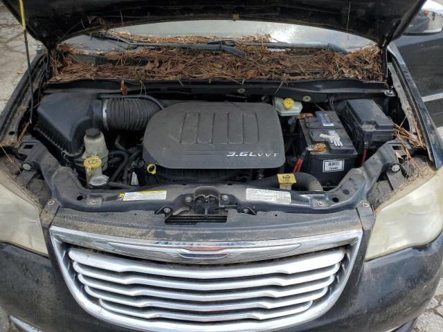 2C4RC1CG7DR510385 - 2013 CHRYSLER TOWN & COU TOURING L BLACK photo 12