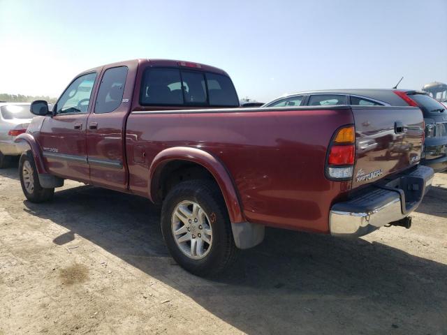 5TBBT44134S453583 - 2004 TOYOTA TUNDRA ACCESS CAB SR5 RED photo 2