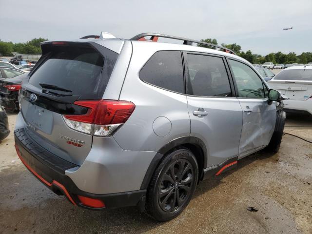 JF2SKAKC2KH569860 - 2019 SUBARU FORESTER SPORT SILVER photo 3