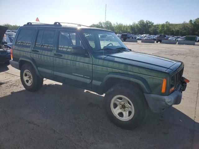 1J4FF48S8YL113835 - 2000 JEEP CHEROKEE SPORT GREEN photo 4