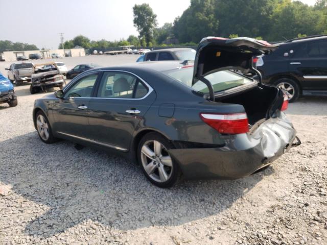 JTHGL46F385022998 - 2008 LEXUS LS 460L GRAY photo 2