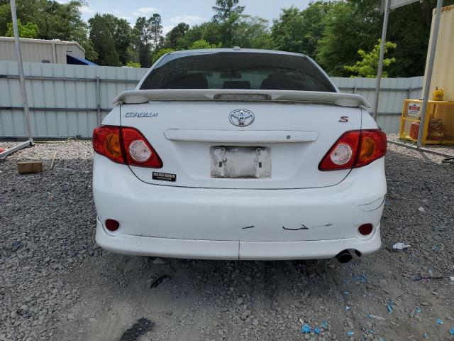 1NXBU4EE0AZ329926 - 2010 TOYOTA COROLLA BASE WHITE photo 6