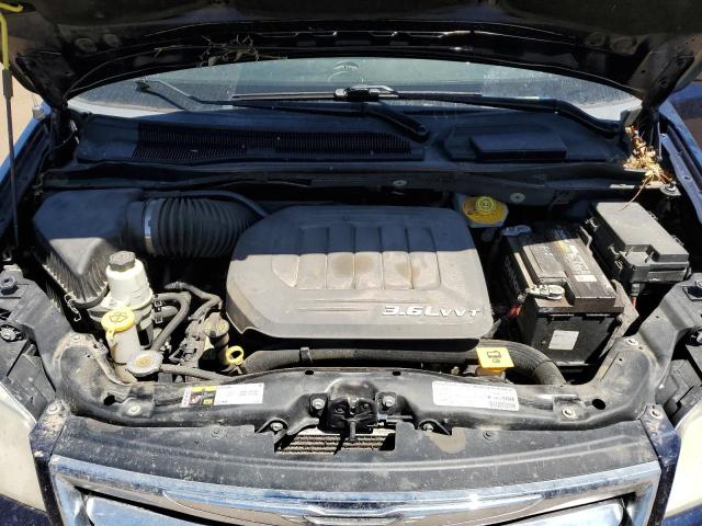 2C4RC1CG2DR810352 - 2013 CHRYSLER TOWN & COU TOURING L BLUE photo 12