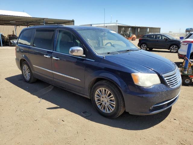 2C4RC1CG2DR810352 - 2013 CHRYSLER TOWN & COU TOURING L BLUE photo 4
