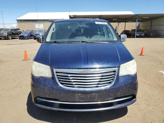 2C4RC1CG2DR810352 - 2013 CHRYSLER TOWN & COU TOURING L BLUE photo 5