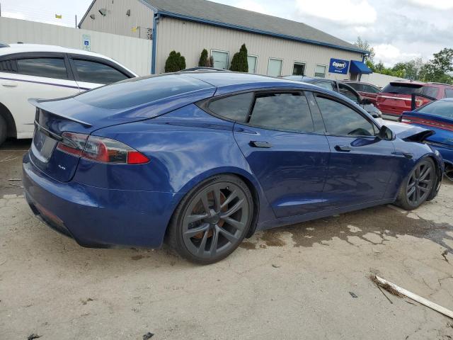 5YJSA1E68MF431279 - 2021 TESLA MODEL S Mavi foto 3