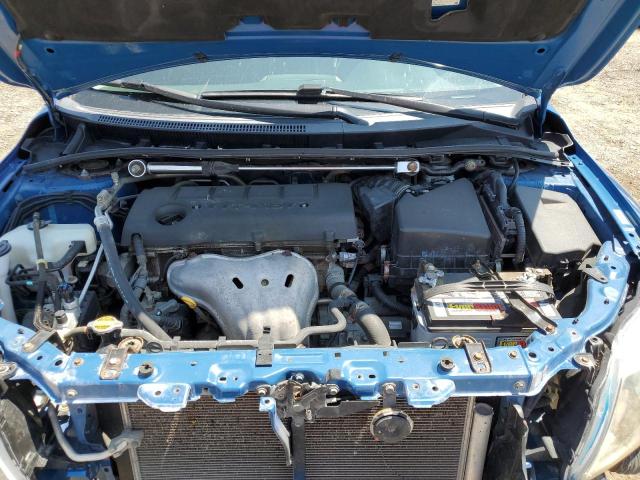 1NXBE40E49Z055601 - 2009 TOYOTA COROLLA XRS BLUE photo 11