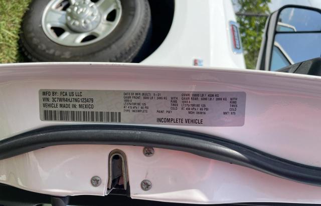 3C7WR4HJ7NG123479 - 2022 RAM 2500 TRADESMAN Beyaz fotoğraf 10