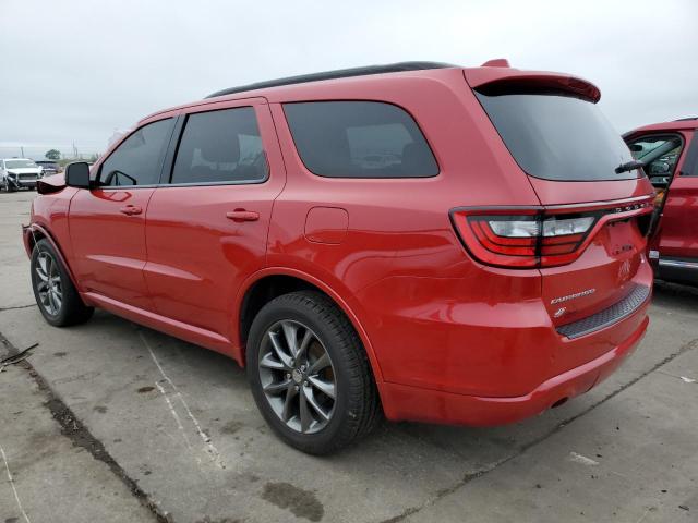 1C4RDJDG0JC434640 - 2018 DODGE DURANGO GT RED photo 2