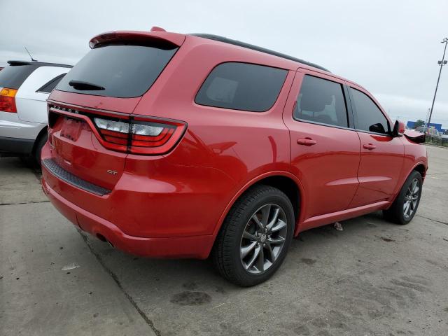 1C4RDJDG0JC434640 - 2018 DODGE DURANGO GT RED photo 3