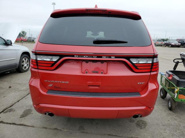 1C4RDJDG0JC434640 - 2018 DODGE DURANGO GT RED photo 6