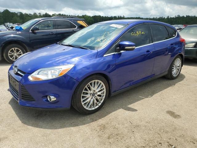 1FADP3N28EL168165 - 2014 FORD FOCUS TITANIUM BLUE photo 1