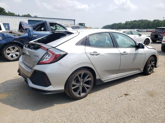 SHHFK7H92JU232231 - 2018 HONDA CIVIC SPORT TOURING SILVER photo 3