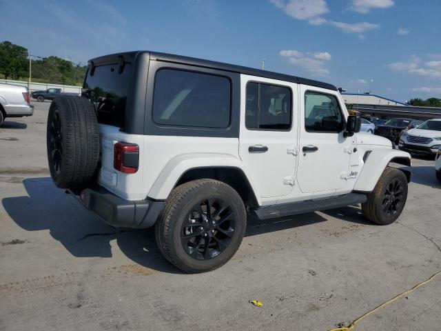 1C4JJXP63MW720948 - 2021 JEEP WRANGLER U SAHARA 4XE WHITE photo 3