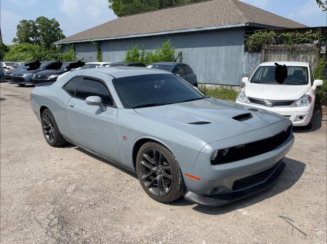 2C3CDZFJ3MH621230 - 2021 DODGE CHALLENGER R/T SCAT PACK GRAY photo 1