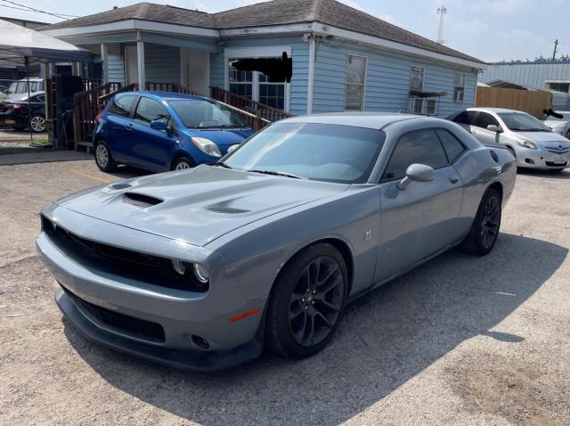 2C3CDZFJ3MH621230 - 2021 DODGE CHALLENGER R/T SCAT PACK GRAY photo 2