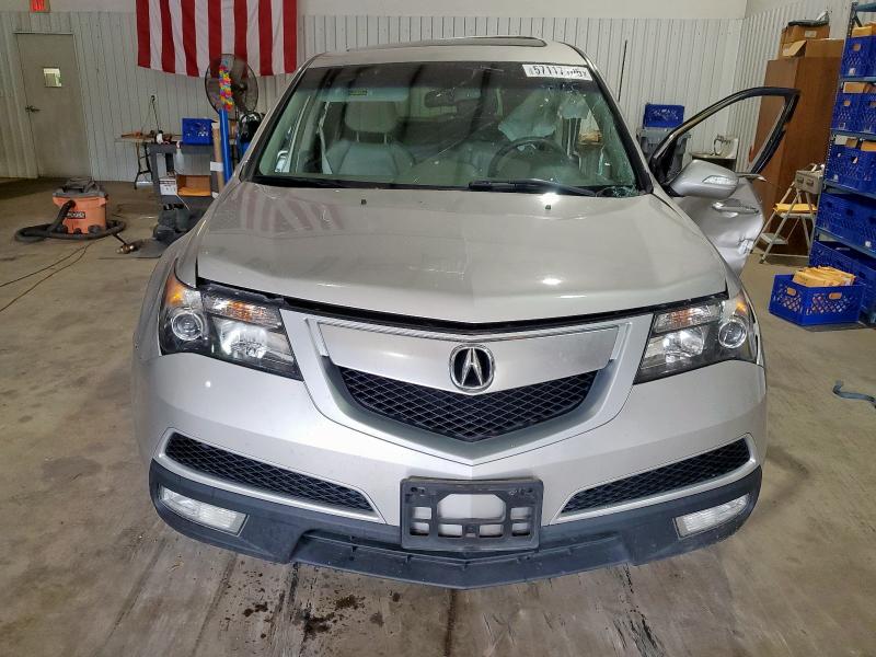 2HNYD2H42CH545881 - 2012 ACURA MDX TECHNOLOGY SILVER photo 5