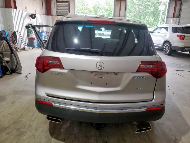 2HNYD2H42CH545881 - 2012 ACURA MDX TECHNOLOGY SILVER photo 6