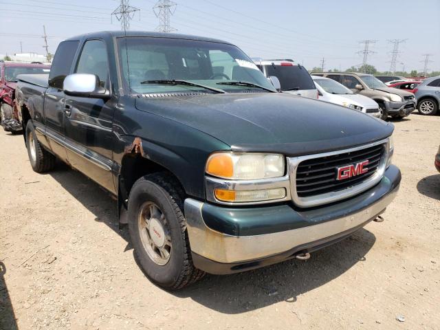 1GTEK19T72E195359 - 2002 GMC SIERRA1500 K1500 GREEN photo 4