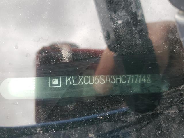 KL8CD6SA3HC717148 - 2017 CHEVROLET SPARK 1LT BLUE photo 13