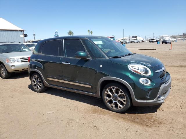 ZFBCFADH3EZ010335 - 2014 FIAT 500L TREKKING GREEN photo 4