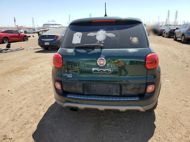 ZFBCFADH3EZ010335 - 2014 FIAT 500L TREKKING GREEN photo 6