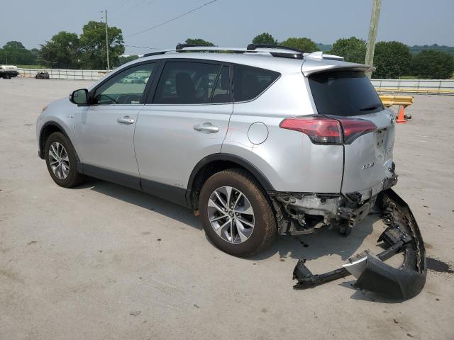 JTMRJREV6GD024674 - 2016 TOYOTA RAV4 HV XLE SILVER photo 2