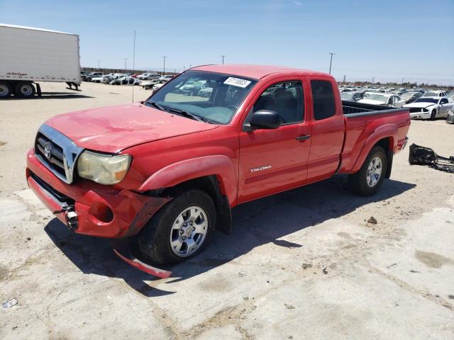 5TETU62N96Z318379 - 2006 TOYOTA TACOMA PRERUNNER ACCESS CAB RED photo 1