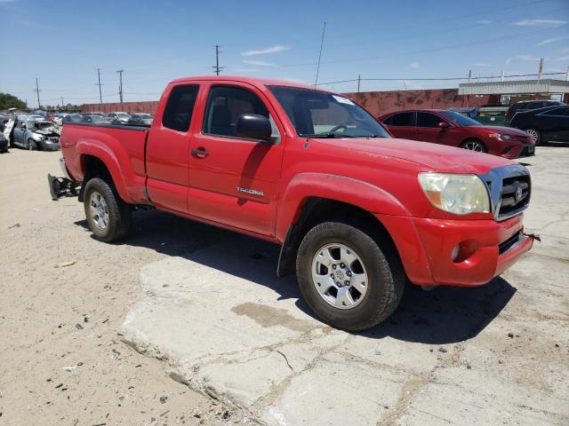 5TETU62N96Z318379 - 2006 TOYOTA TACOMA PRERUNNER ACCESS CAB RED photo 4