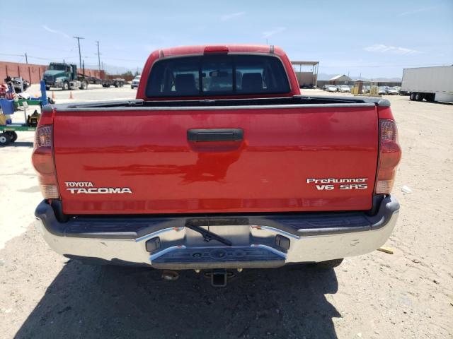 5TETU62N96Z318379 - 2006 TOYOTA TACOMA PRERUNNER ACCESS CAB RED photo 6