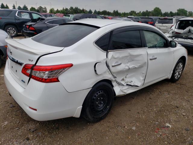 3N1AB7AP0EY314380 - 2014 NISSAN SENTRA S WHITE photo 3