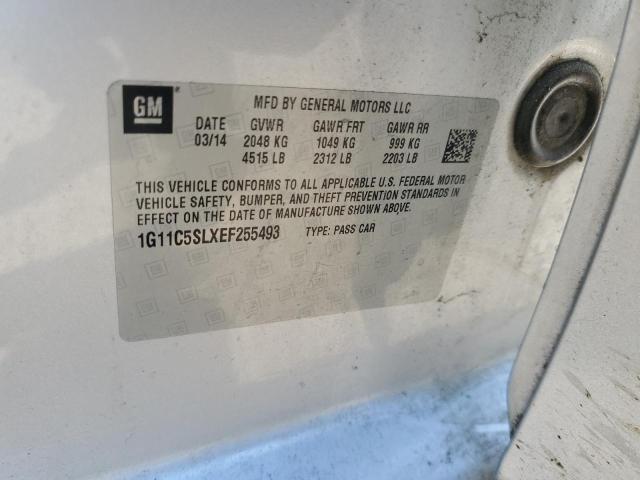 1G11C5SLXEF255493 - 2014 CHEVROLET MALIBU 1LT 银色 照片 13