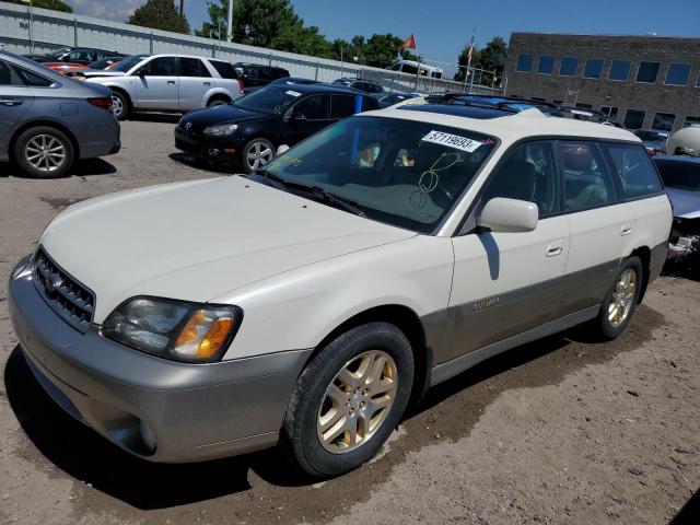 4S3BH686437611156 - 2003 SUBARU LEGACY OUTBACK LIMITED WHITE photo 1