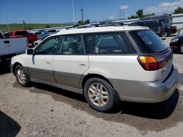 4S3BH686437611156 - 2003 SUBARU LEGACY OUTBACK LIMITED WHITE photo 2