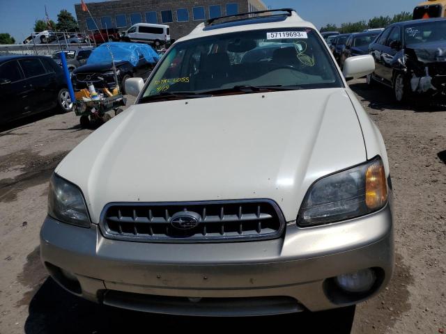 4S3BH686437611156 - 2003 SUBARU LEGACY OUTBACK LIMITED WHITE photo 5