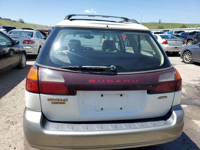 4S3BH686437611156 - 2003 SUBARU LEGACY OUTBACK LIMITED WHITE photo 6