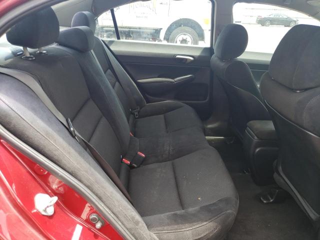 2HGFA16659H339114 - 2009 HONDA CIVIC LX-S წითელი ფოტო 10