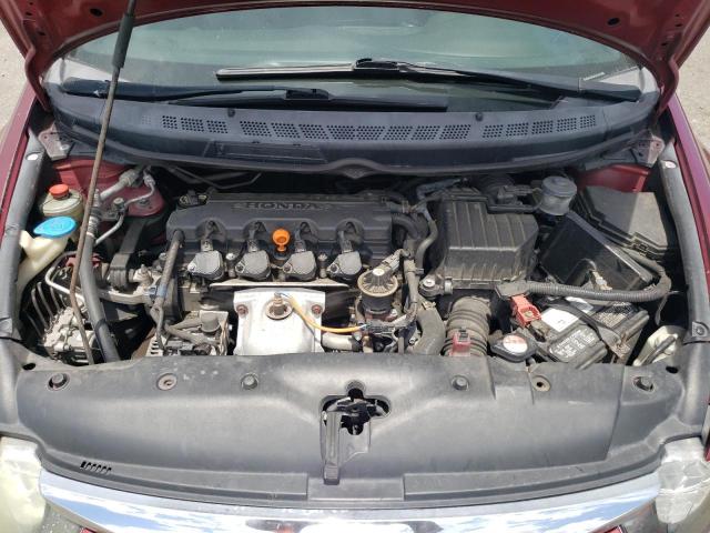 2HGFA16659H339114 - 2009 HONDA CIVIC LX-S წითელი ფოტო 11