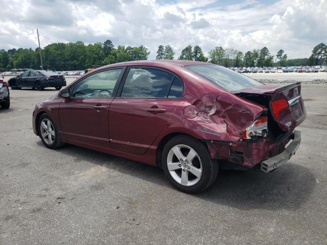 2HGFA16659H339114 - 2009 HONDA CIVIC LX-S წითელი ფოტო 2